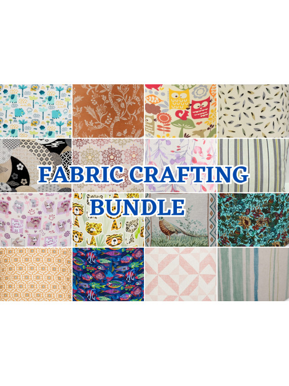 Fabric Crafting Bundle 20 x half metre pieces
