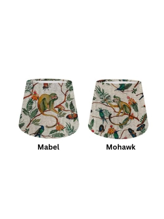Exotic Jungle Mohawk or Mabel Monkey Tropical EMPIRE Lampshade