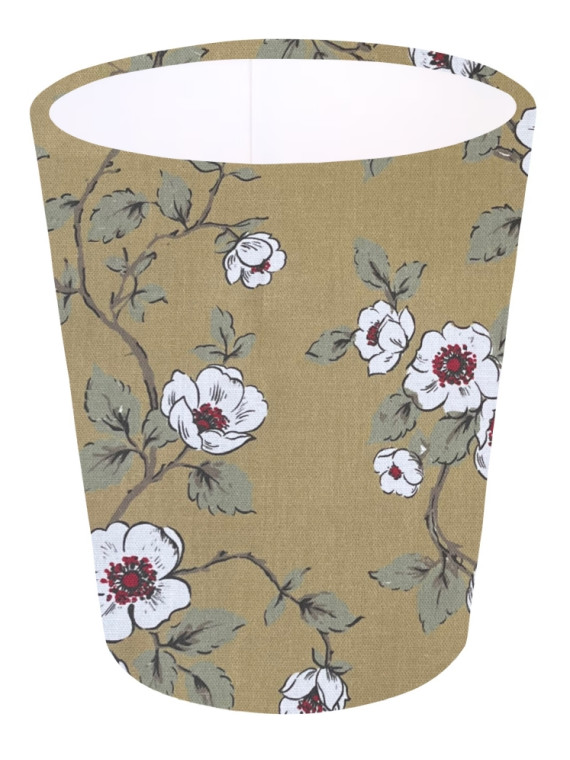 Soft Gold or Coral Blossom flower  Decorative Waste Paper Bin