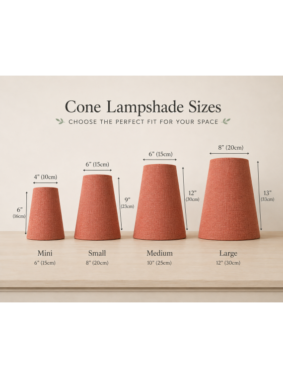 Cone Shaped Lampshade 