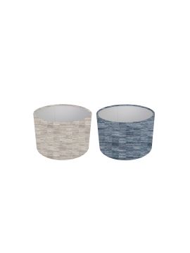 Honshu Lake Blue or Pampas Drum Lampshade ceiling shade