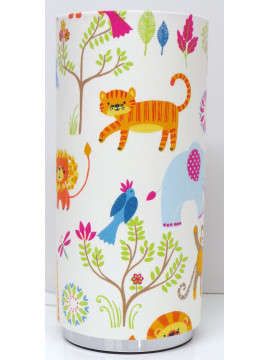 Jungle Boogie Nursery Zoo Animals Pad Lamp