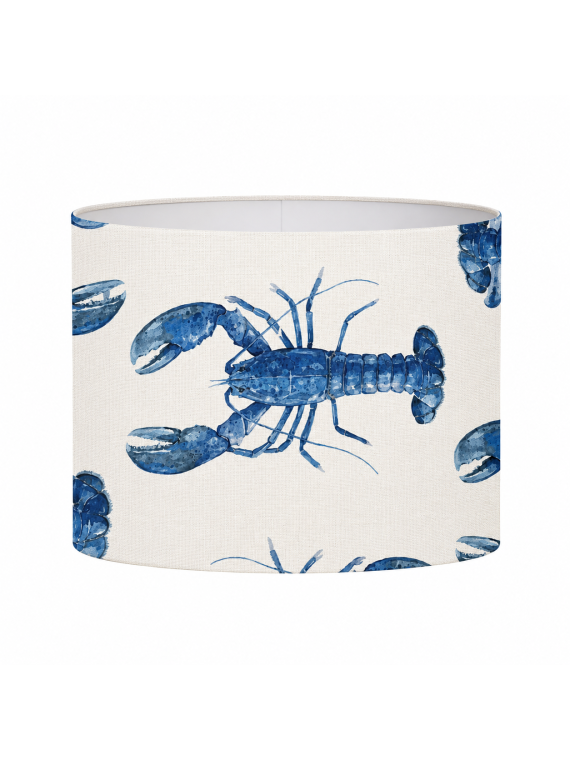 Lobster  Drum  Lampshade, Ceiling Pendant, Table Lamp