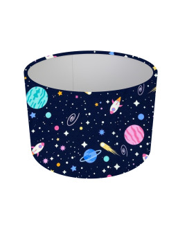 Navy Space Rocket drum Lampshade , Ceiling Light , Table Lamp