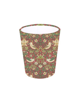 William Morris Strawberry Thief Crimson Decorative Waste Paper Bin