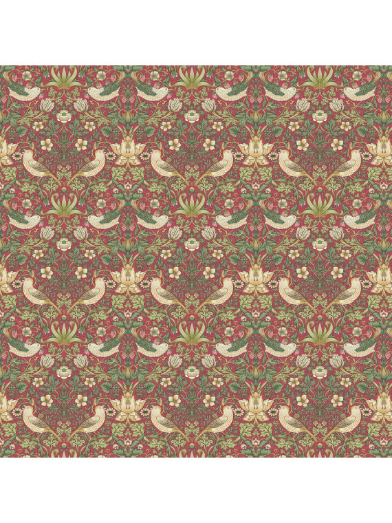 William Morris Strawberry Thief Crimson EMPIRE Lampshade
