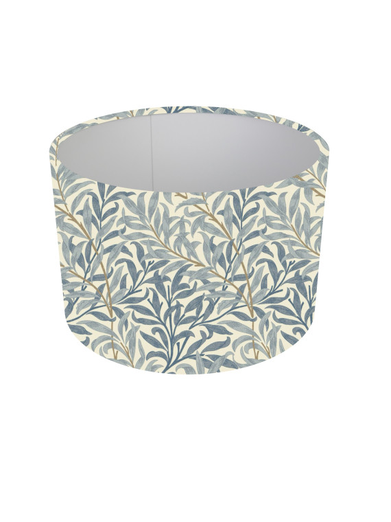 William Bough Sage or Azure Drum Lampshade ceiling shade