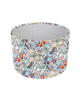 William Morris Golden Lily Drum Lampshade  Table or Ceiling shade