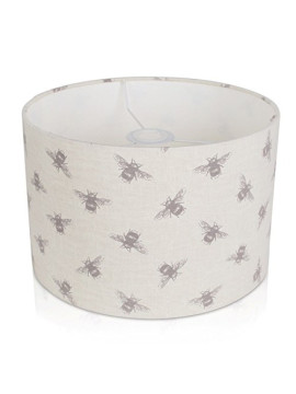 Fryetts Bees Linen Style Lampshade, Ceiling Pendant, Table Lamp